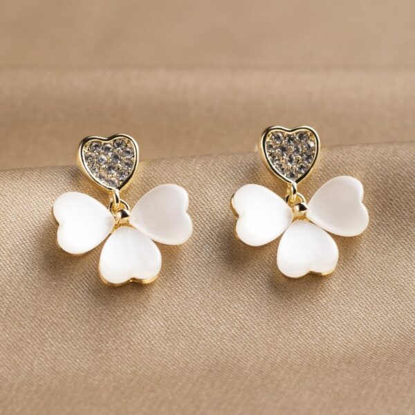 Lucky Clover Dangle Earrings