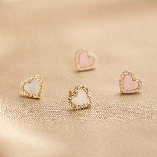 Cute Heart Stud Earrings