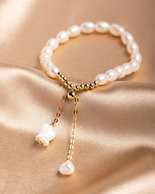 Lily of the Valley Freshwater Pearl Bracelet